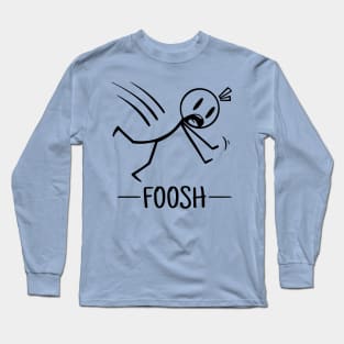 Fall On an Out Stretched Hand cartoony design Long Sleeve T-Shirt